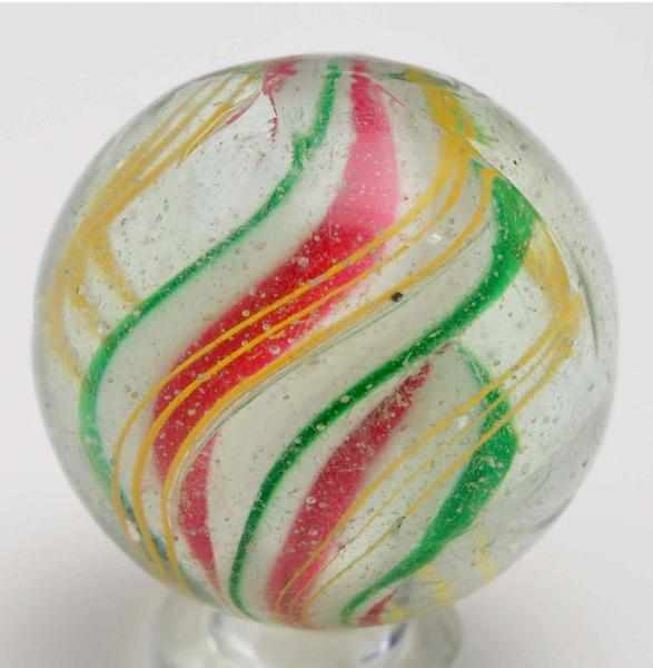 Appraisal: Ridge Core Swirl Marble Description White ridge solid core with