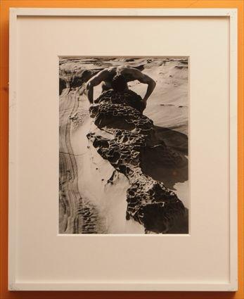 Appraisal: LAURENT ELIE BADESSI b MALE NUDE WITH ROCKS I AUSTRAILIA