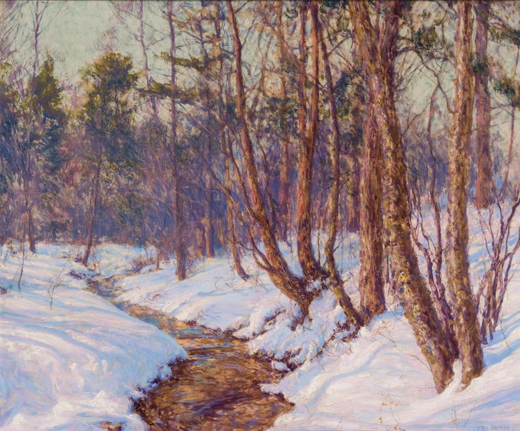 Appraisal: WALTER LAUNT PALMER American - Upland Stream Mohawk Valley oil