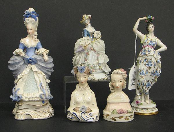 Appraisal: An assembled grouping of European porcelain th th century Royal