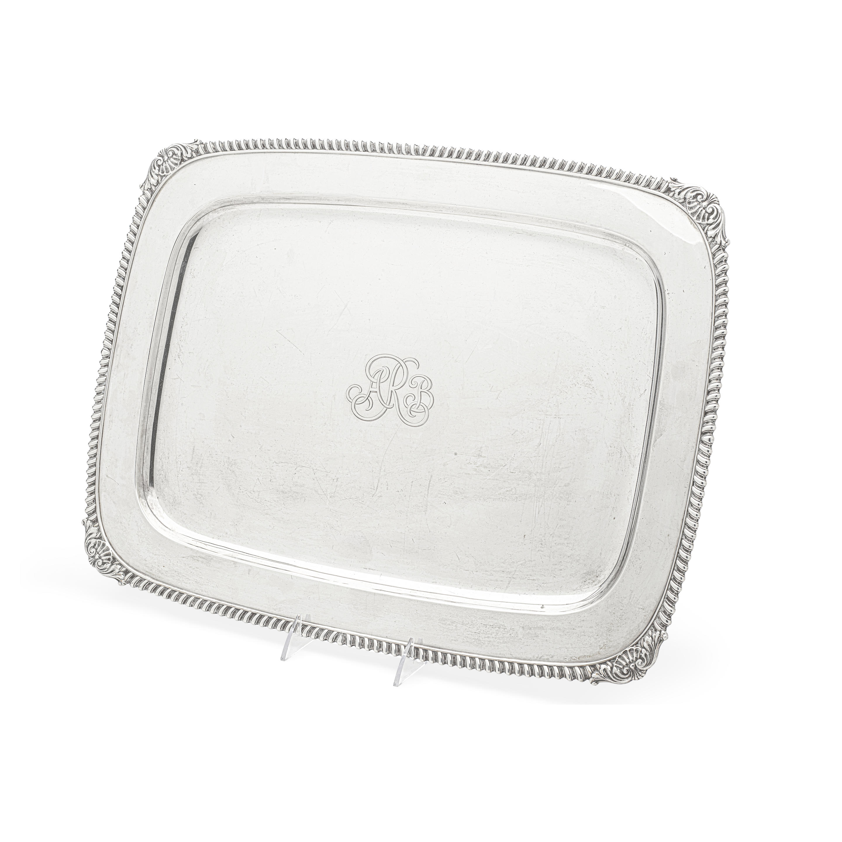 Appraisal: AN AMERICAN STERLING SILVER SERVING TRAY BY TIFFANY CO NEW