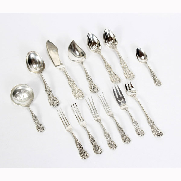 Appraisal: Reed Barton Francis I sterling silver various flatware and serving