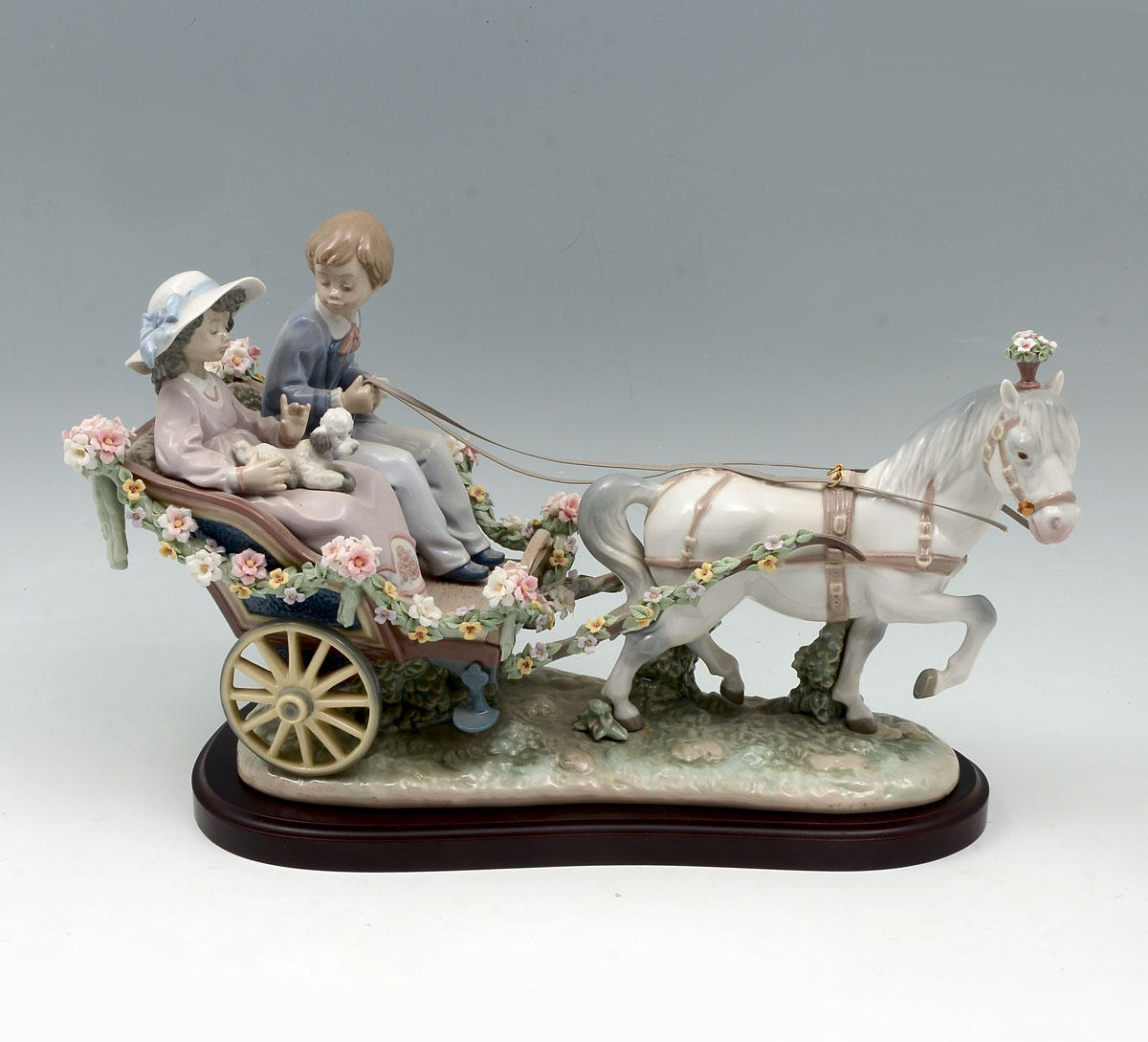 Appraisal: LIMITED EDITION LLADRO ''RIDE IN THE PARK'' Sculpted and signed