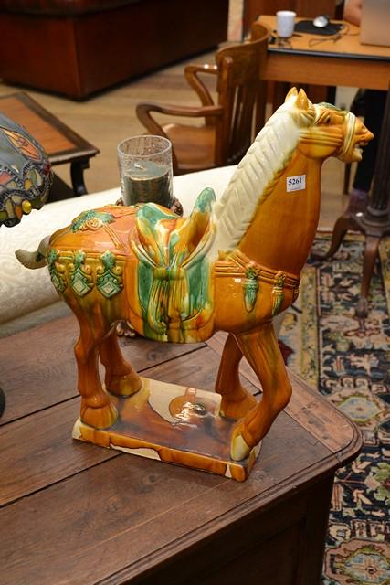 Appraisal: CHINESE TANG STYLE HORSE