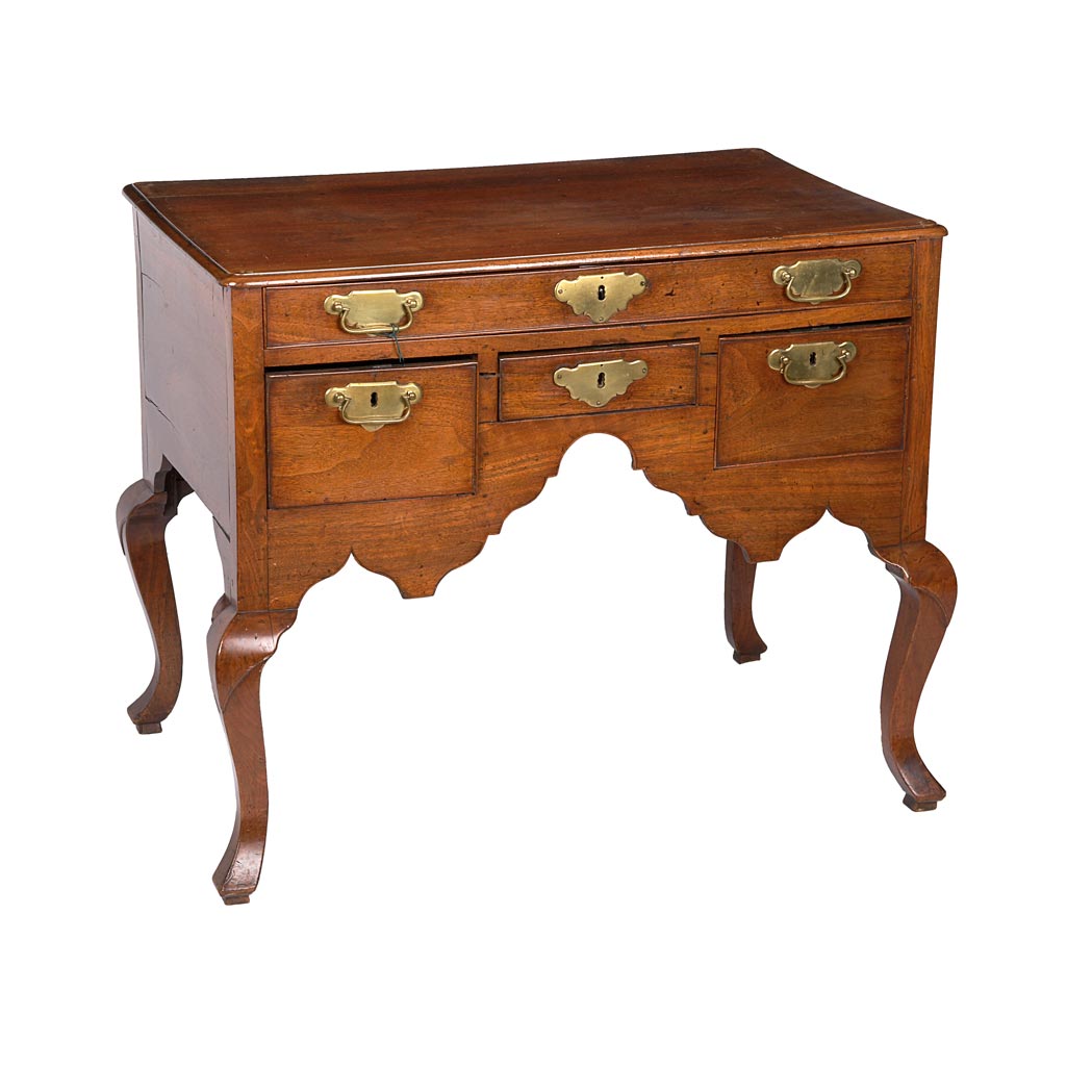 Appraisal: Irish George II Mahogany Dressing Table Mid th century The