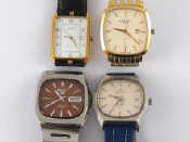 Appraisal: A mixed lot comprising four gent's wrist watches