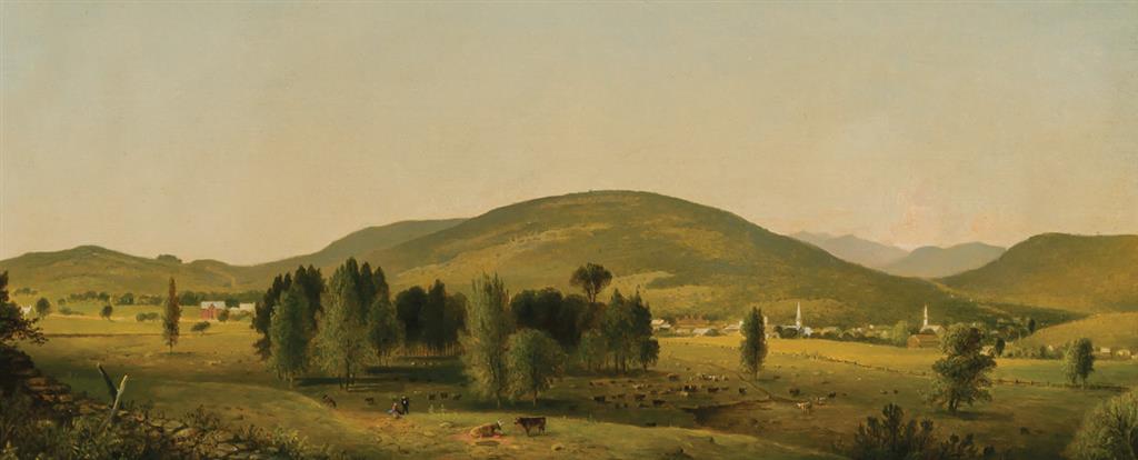 Appraisal: FREDERIC CHAPMAN American - Bald Mountain East Bennington Vermont oil