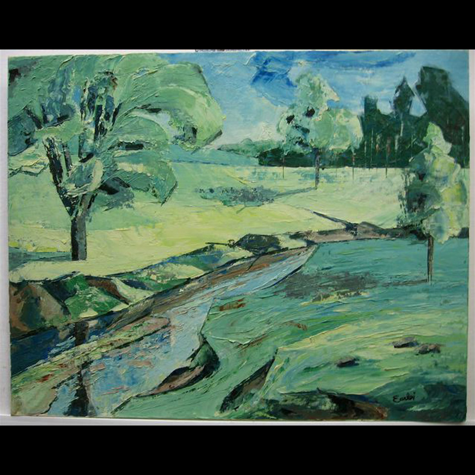 Appraisal: GREEN BRANDY LAKE MUSKOKA EARLE BARR - CANADIAN OIL ON