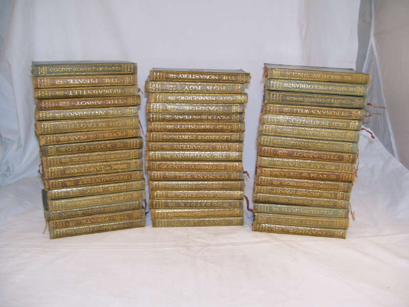 Appraisal: Book Series by Sir Walter Scott Waverly novels leather bound