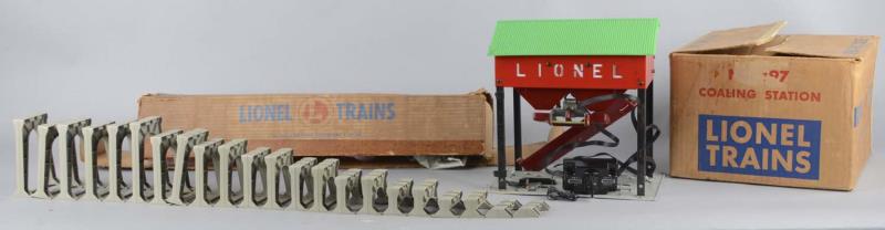 Appraisal: Lot Of Lionel Trestle Coal Station OB Two different post-war