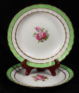 Appraisal: Pair of Derby porcelain cabinet plates circa having a gilt