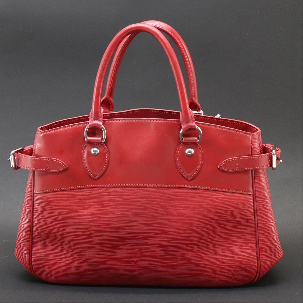 Appraisal: Louis Vuitton - Red Epi Leather Passy Louis Vuitton Passy