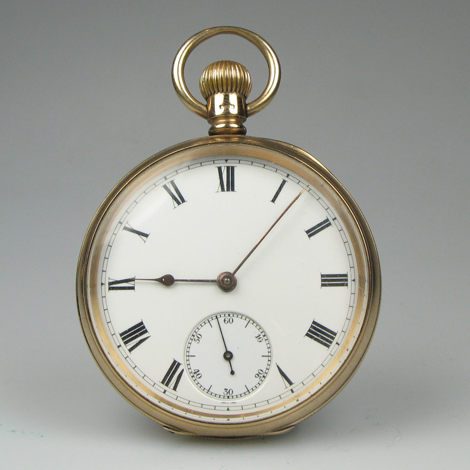 Appraisal: Waltham Openface Pocket Watch circa size serial jewel Royal movement