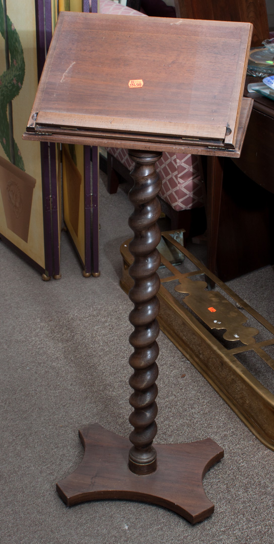 Appraisal: a Walnut book stand