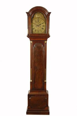 Appraisal: A George III mahogany longcase clock with an day five