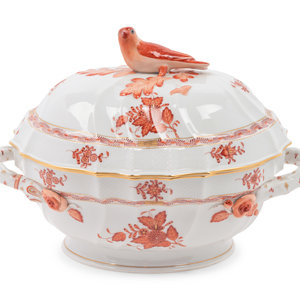 Appraisal: A Herend Chinese Bouquet Porcelain Tureen th Century Height x