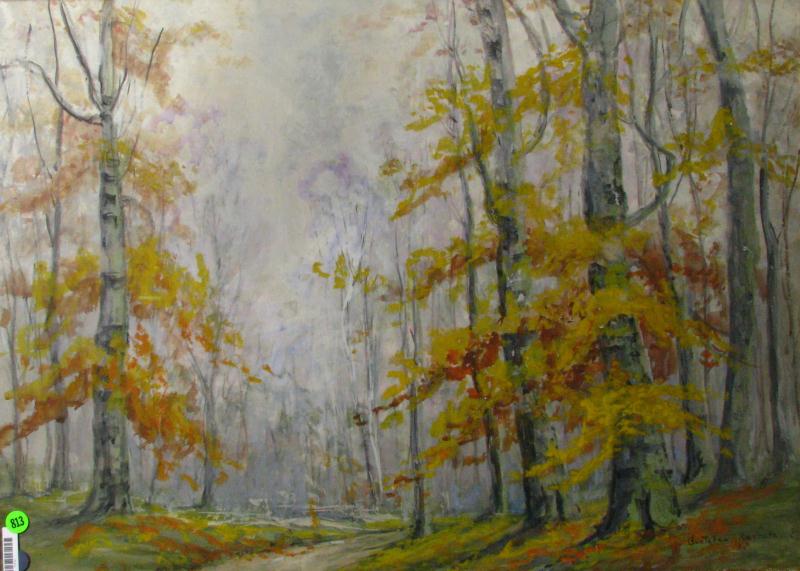 Appraisal: Gretchen Meyncke IN - x Watercolor signed lower right autumn