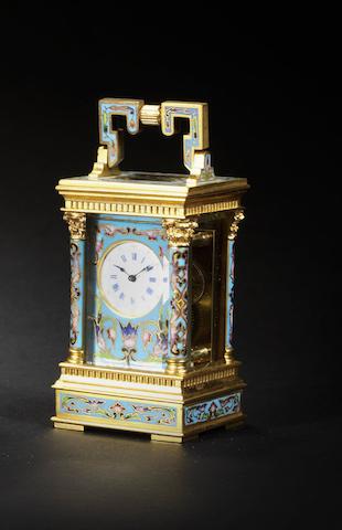 Appraisal: A good late th century French gilt brass miniature champleve