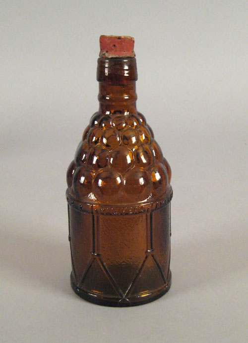 Appraisal: Wheaton New Jersey golden Amber McGiver's American Army Bitters bottle