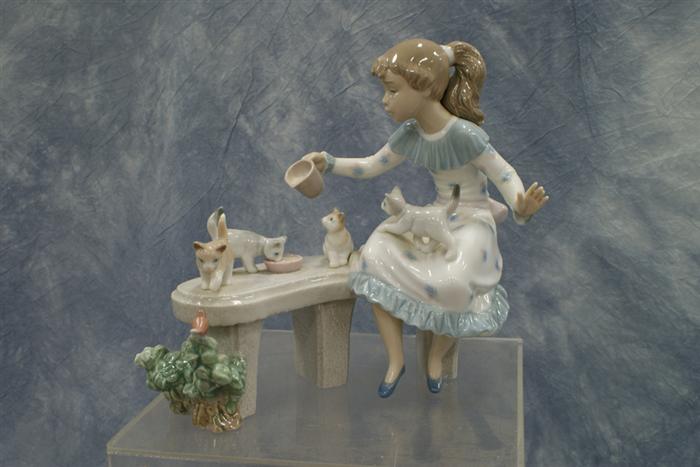 Appraisal: Lladro figurine Meal Time no damage h Estimate -