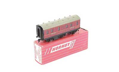 Appraisal: Hornby Dublo -Rail BR maroon -wheel Superdetail Passenger Brake Van