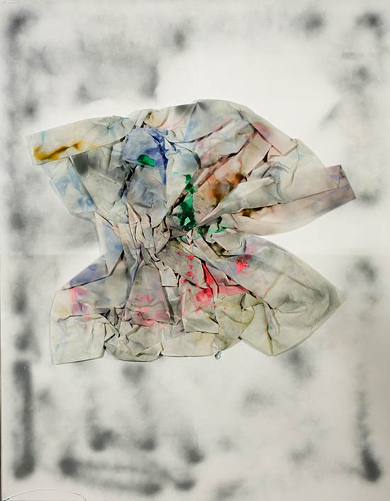 Appraisal: Sam Gilliam American b Untitled Abstract Signed Sam Gilliam and