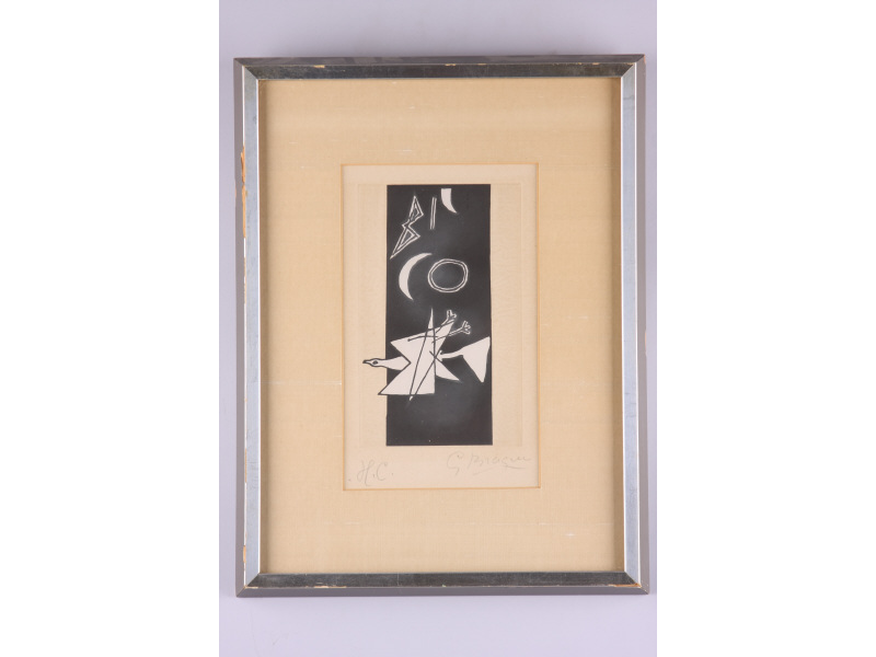 Appraisal: Georges Braque Fr - Le Tir L'Arc woodcut frontispiece from