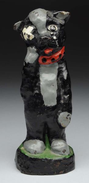 Appraisal: Cast Iron Boston Terrier Crying Pup Dog Doorstop Whimsical depiction