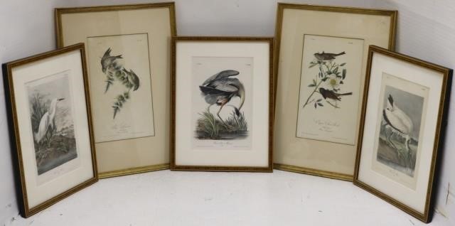 Appraisal: COLLECTION OF FIVE J T BOWEN - COLOREDLITHOGRAPHS AFTER JOHN