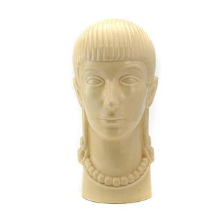 Appraisal: Jacques Schmier Glazed Porcelain Bust Jacques Schmier Head of a