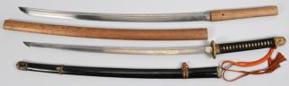 Appraisal: Japanese Katana Sword Scabbard and Japanese Blade st item -