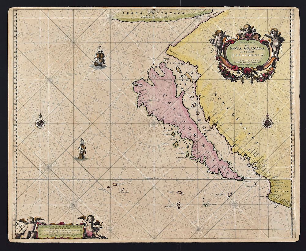 Appraisal: Pieter Goos Map of California as an Island Pieter Goos