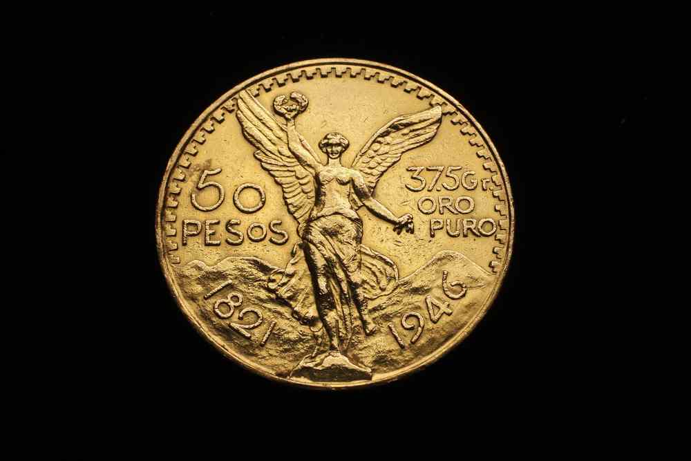 Appraisal: COIN - Mexican pesos gold coin ungraded dwt pendant ''