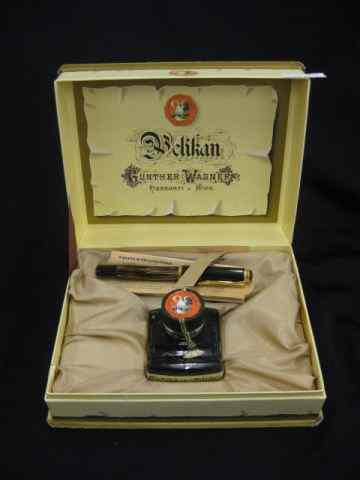 Appraisal: Pelikan Fountain Pen new in box with ink bottle pen