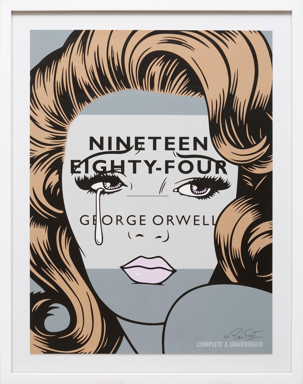 Appraisal: Ben Frost Australian b Nineteen Eighty-Four George Orwell -color screenprint