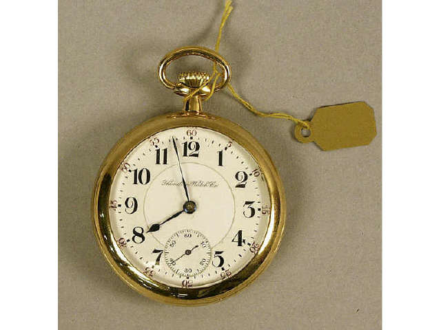 Appraisal: Hamilton jewel size lever set railroad pocket watch Model year