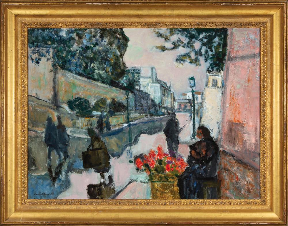 Appraisal: Bernard Lamotte French New York - Rue des Saules oil