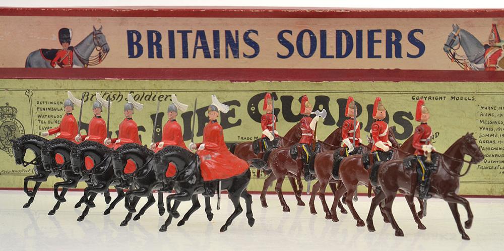 Appraisal: X BRITAINS SETS INCLUDING LIFE GUARDS AND MODELS FROM SET