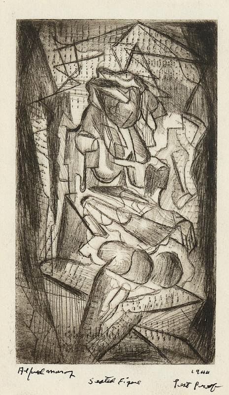 Appraisal: Alfred Morang - Seated Figure Alfred Morang - Seated Figure