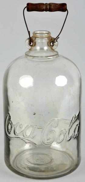 Appraisal: Embossed Glass Coca-Cola Syrup -Gallon Jug Early s Complete with