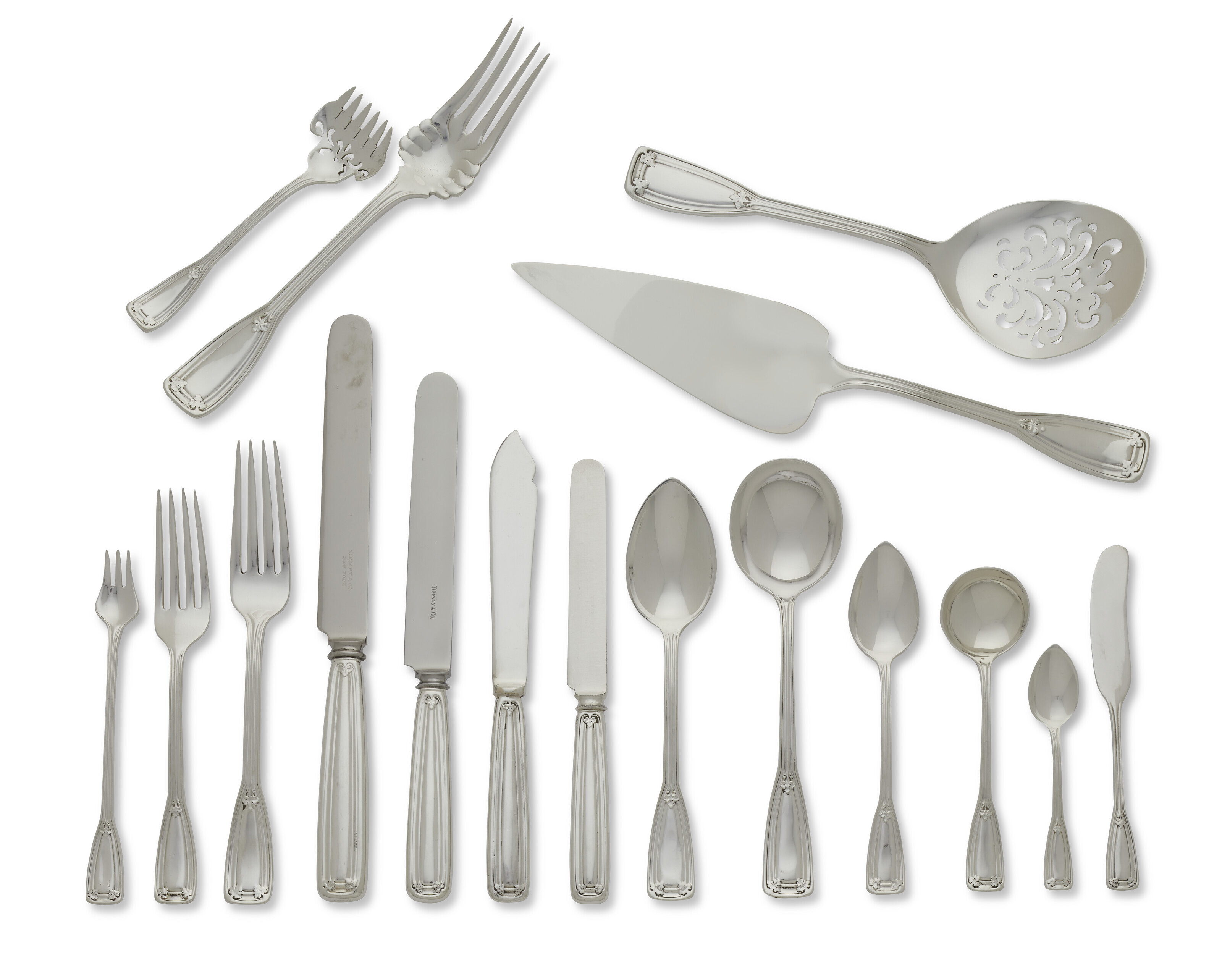 Appraisal: AN EXTENSIVE AMERICAN SILVER FLATWARE SERVICE MARK OF TIFFANY CO