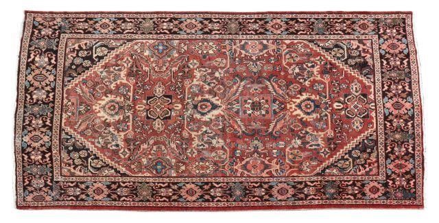 Appraisal: Hand-tied Persian Mahal rug approx ' l ' w