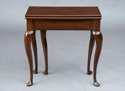 Appraisal: George III Mahogany Card Table x x in