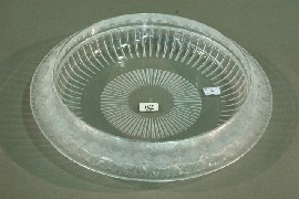 Appraisal: A Lalique shallow bowl in Margueritte pattern a f