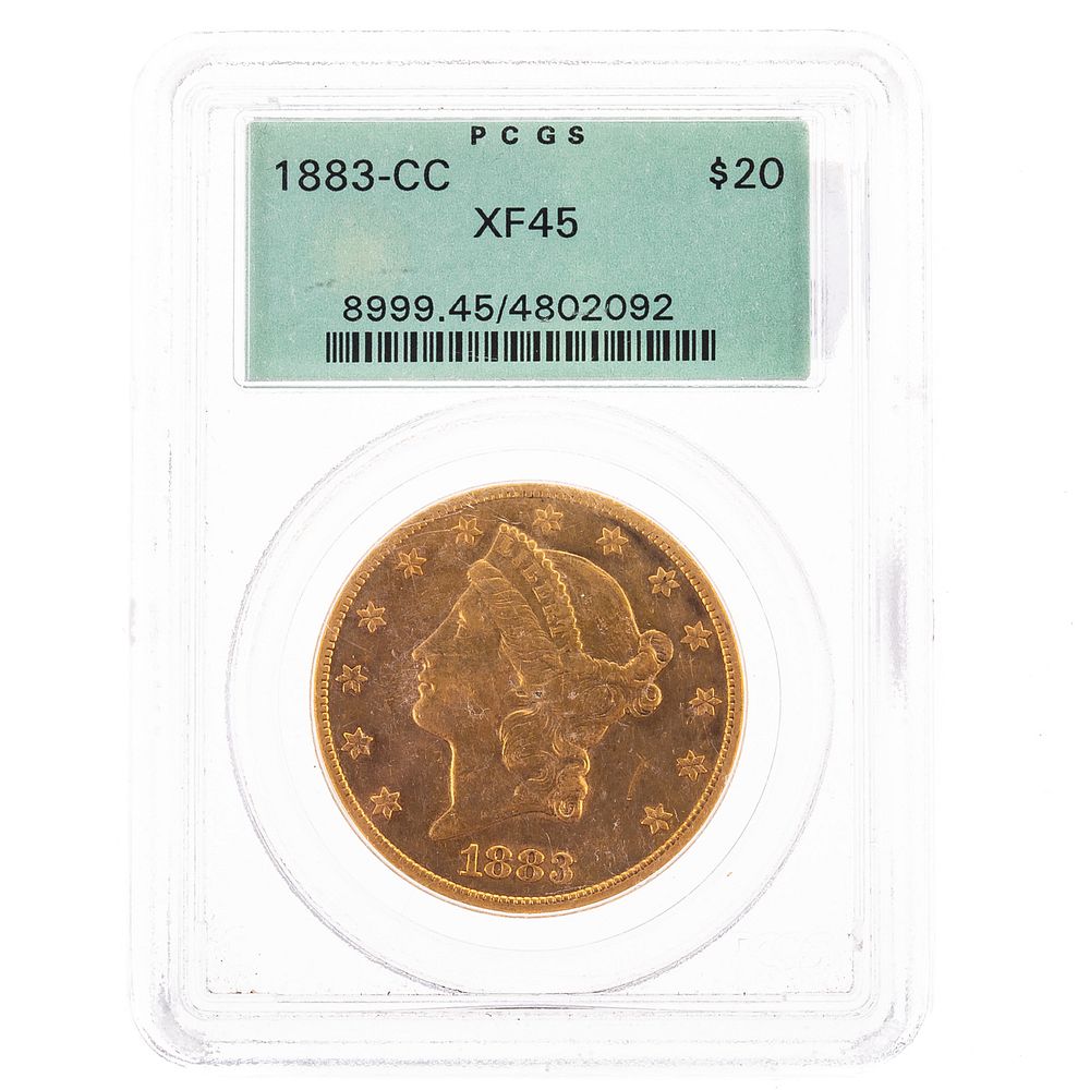 Appraisal: -CC Liberty Double Eagle PCGS XF OGH Scarce Carson City