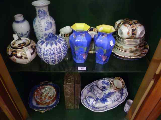 Appraisal: A COLLECTION OF MISCELLANEOUS CERAMICS including modern Chinese vases a