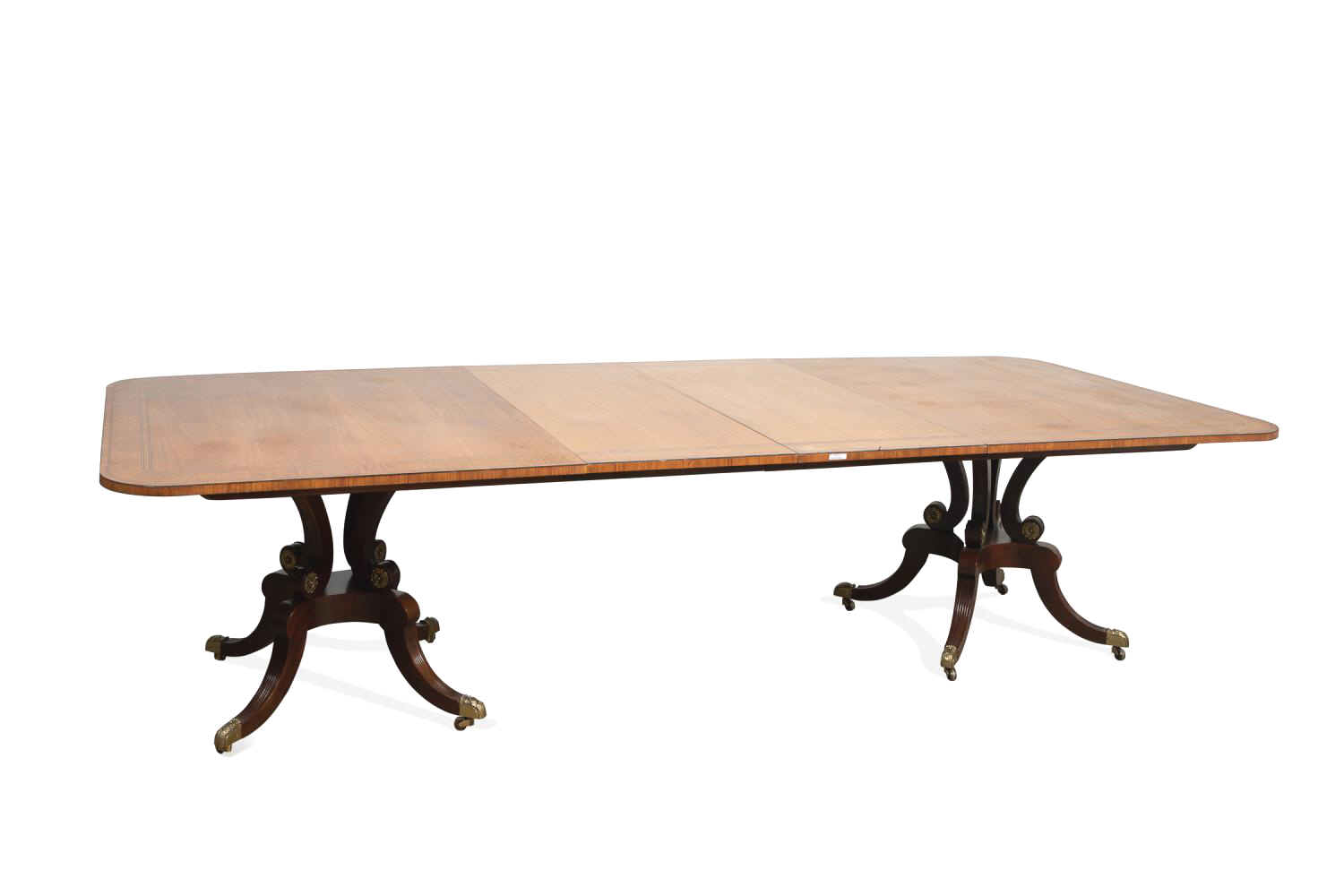 Appraisal: BAKER STATELY HOMES MAHOGANY DINING TABLE Baker Stately Homes mahogany