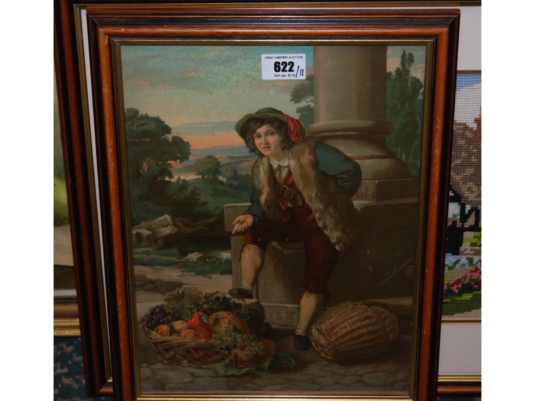 Appraisal: A lot comprising various miscellaneous oil tapestry print