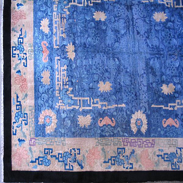 Appraisal: A Chinese carpet size approximately ft in x ft in