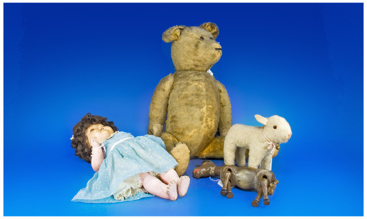 Appraisal: Small Collection of Early to Mid th C Toys comprising